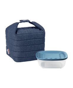 THERMAL BAG AND AIRTIGHT CONTAINER 'HANDY JEANS' "ON THE GO"