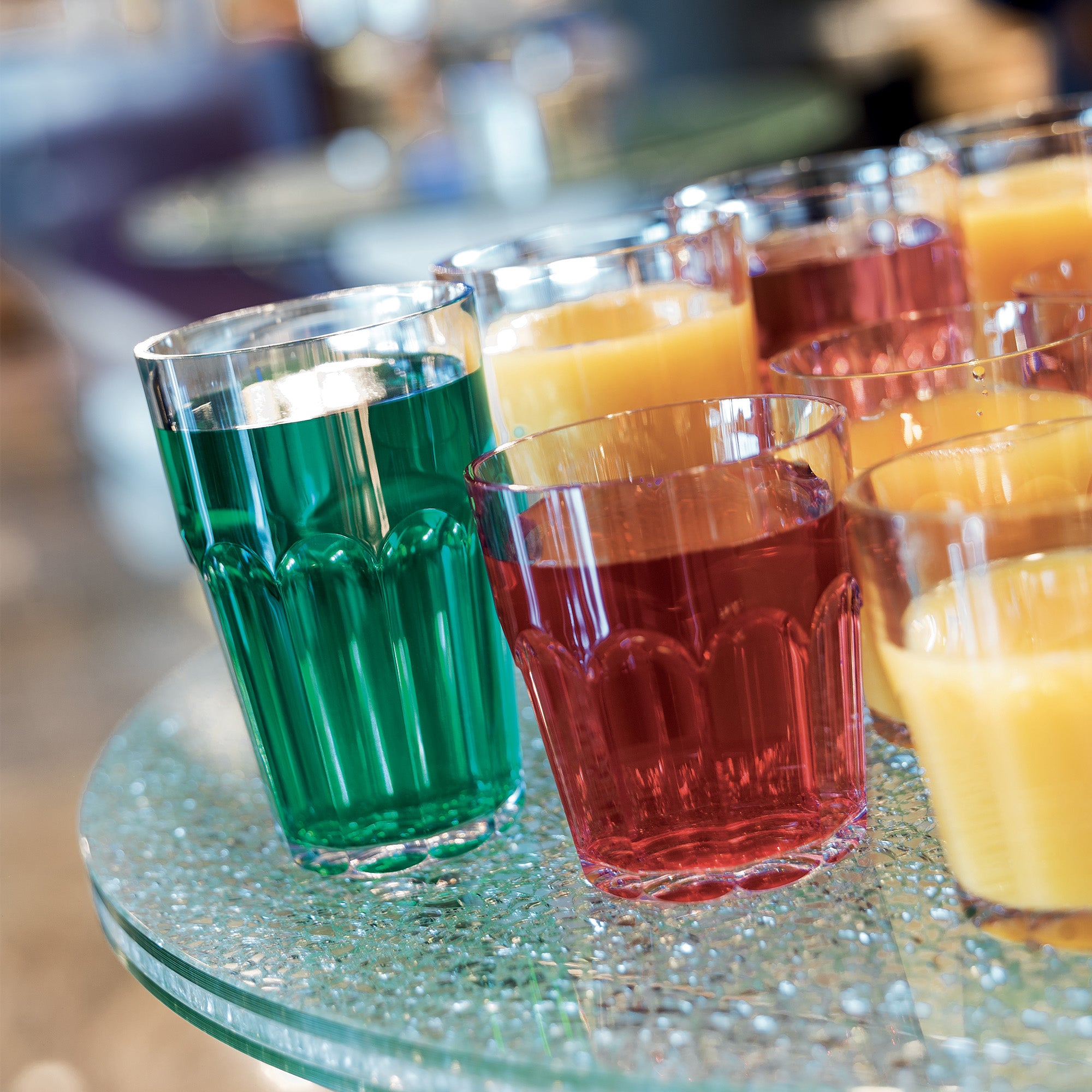 SET OF 6 TALL TUMBLERS "HAPPY HOUR" - Image 2