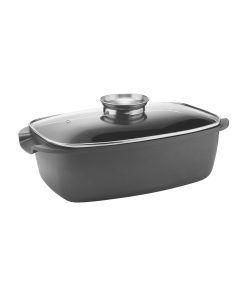 DEEP ROASTING DISH WITH LID "COOK&SPACE"