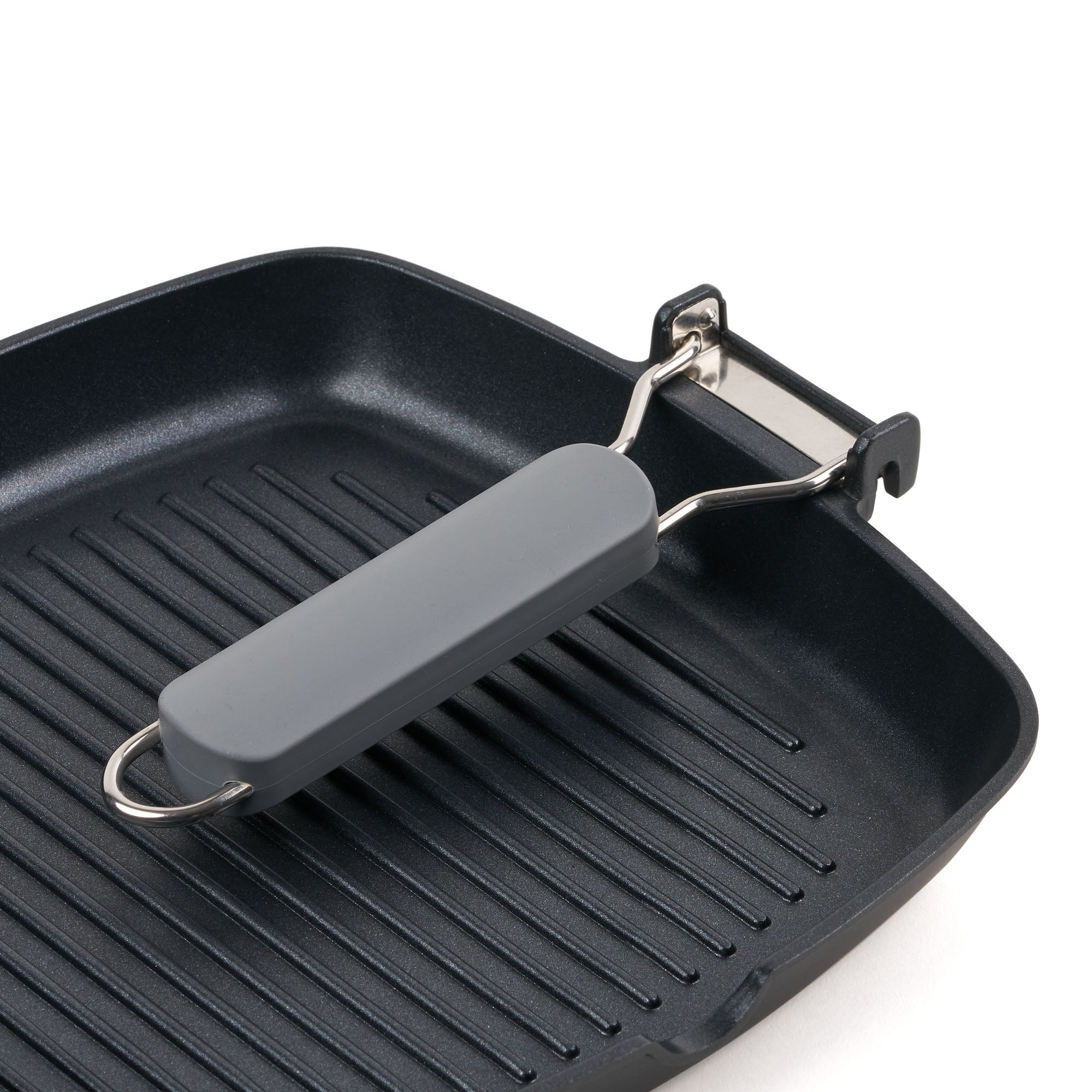 GRILL PAN WITH FOLDABLE HANDLE "COOK&SPECIAL" - Image 3