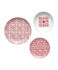 SET OF 6 PLACE SETTINGS 'LE MAIOLICHE' "TIFFANY"
