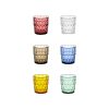 SET 6 LOW TUMBLERS "VANITY"