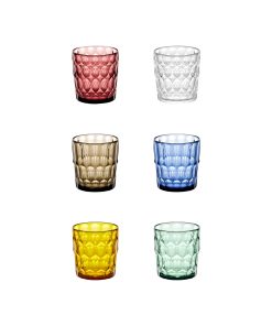 SET 6 LOW TUMBLERS "VANITY"