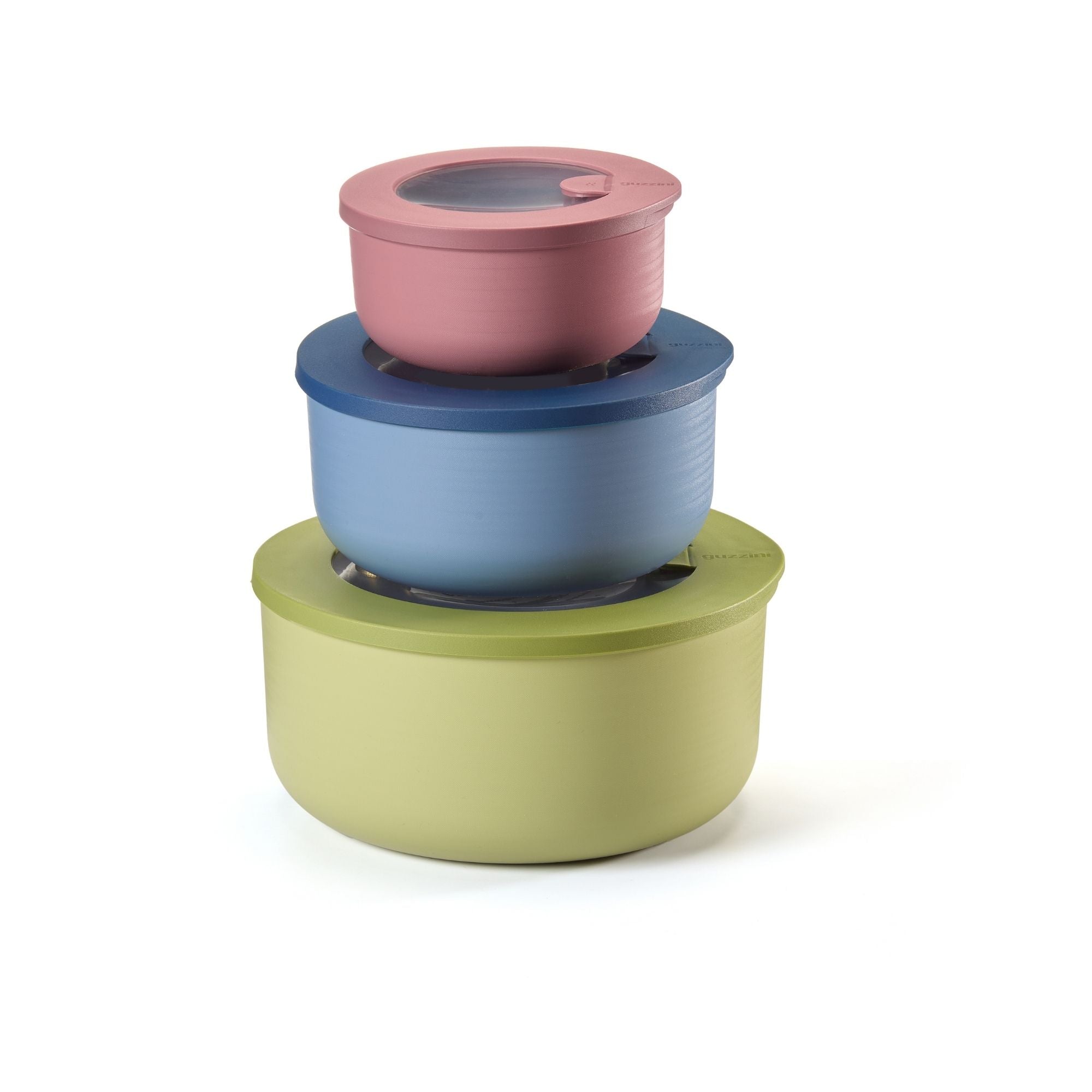 SET 3 CONTAINERS 'STORE&MORE BIO' "FOOD STORAGE" - ROUND