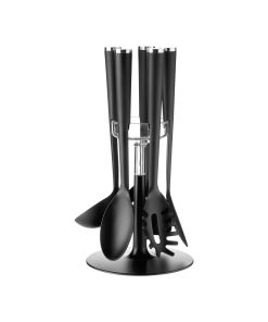 SET 5 KITCHEN TOOLS WITH STAND "PREPARATION"