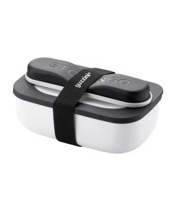 LUNCH BOX SET WITH TRAVEL CUTLERY 'STORE&GO' "ON THE GO"