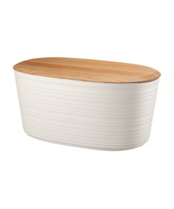 BREAD BIN WITH BAMBOO BREADBOARD TOP "TIERRA"