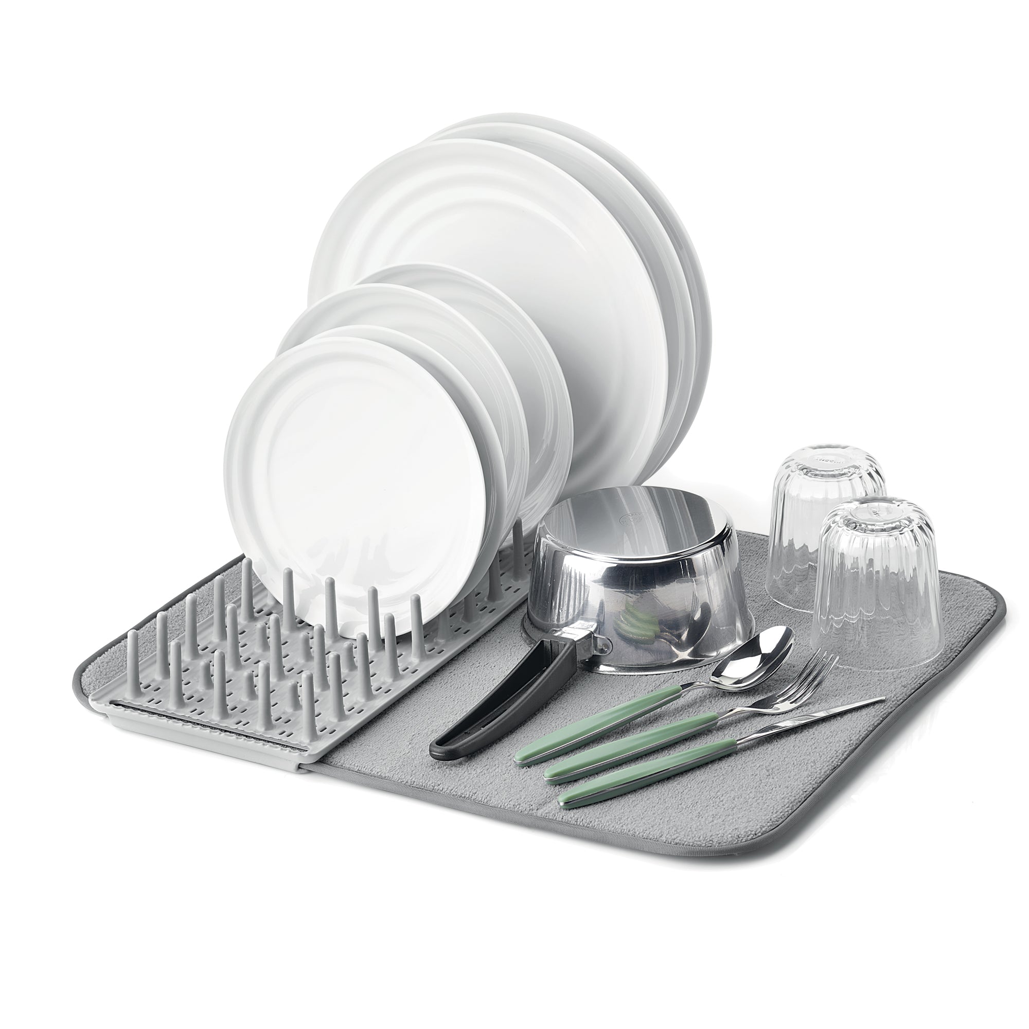 DISH DRAINER WITH MAT 'DRY&SAFE' "ORGANIZATION" - Image 3