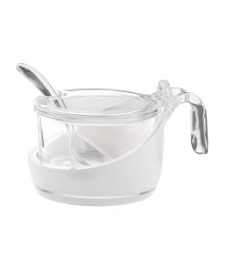 TWO-TONE PARMESAN SERVER WITH TEASPOON "EVERYDAY"