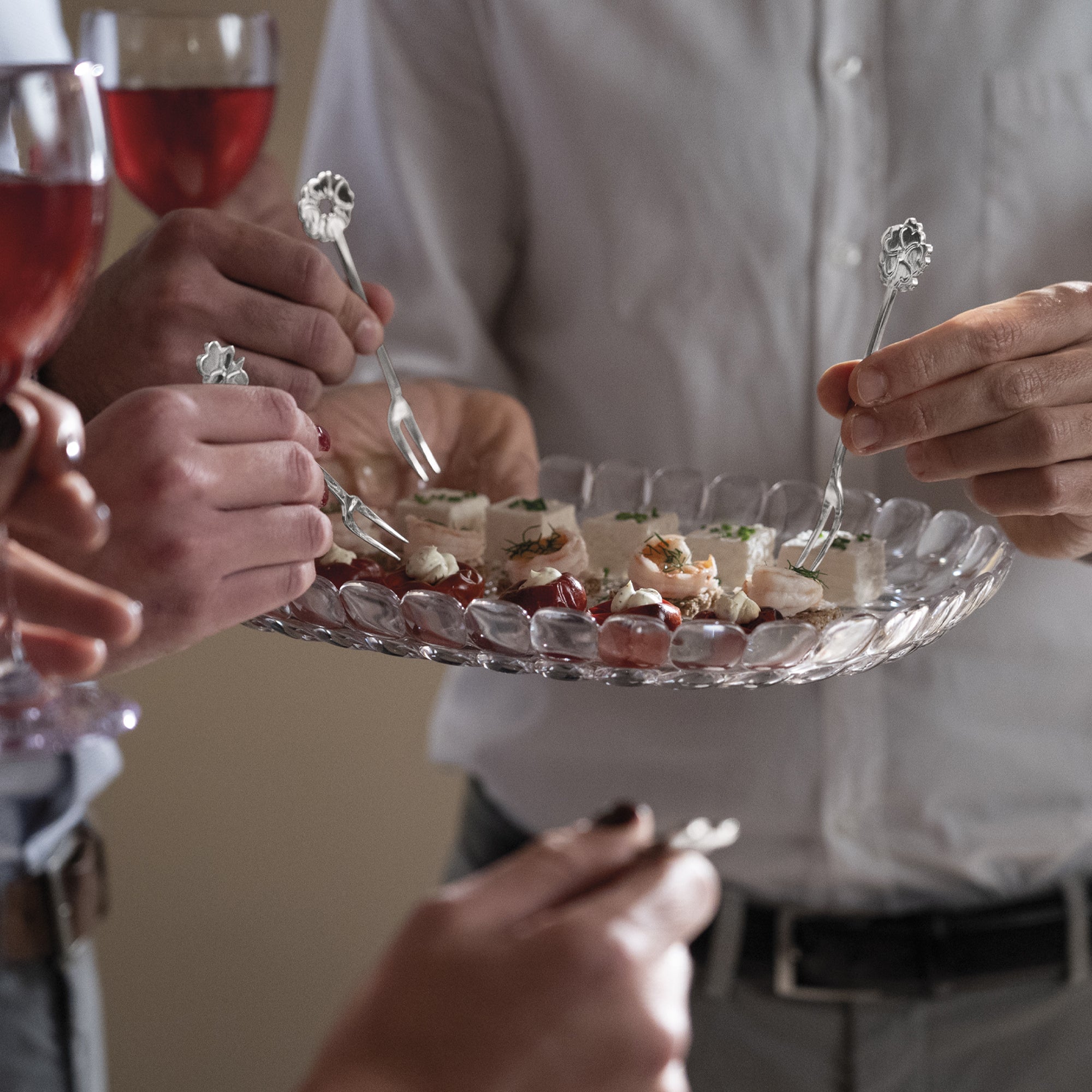 SET OF 6 APPETISER FORKS 'LOVE' "CUTLERY" - Image 3