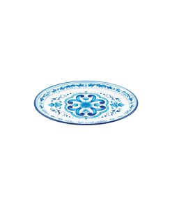 SMALL OVAL TRAY "BLUES"