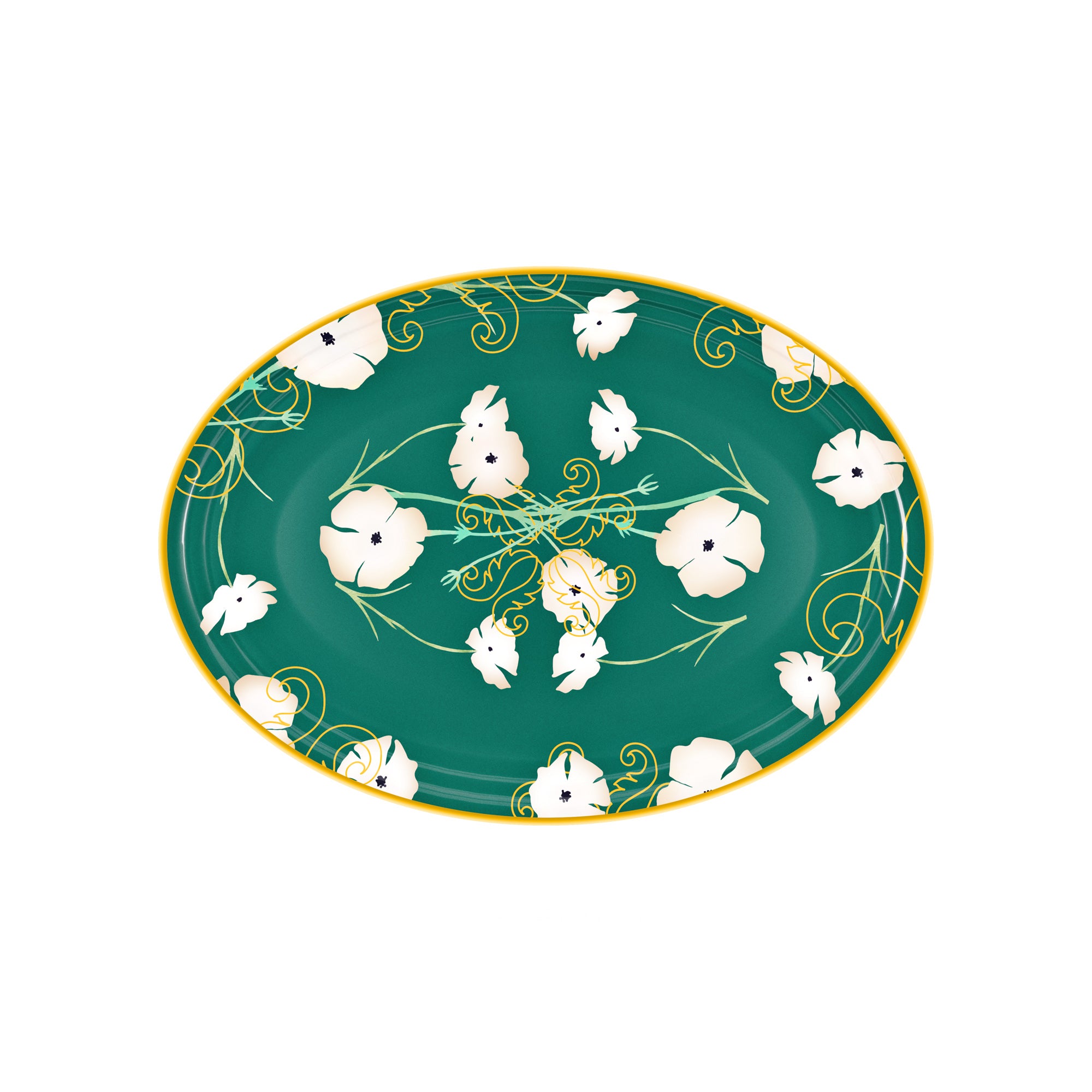 LARGE OVAL TRAY ''FUSION'' - Image 3
