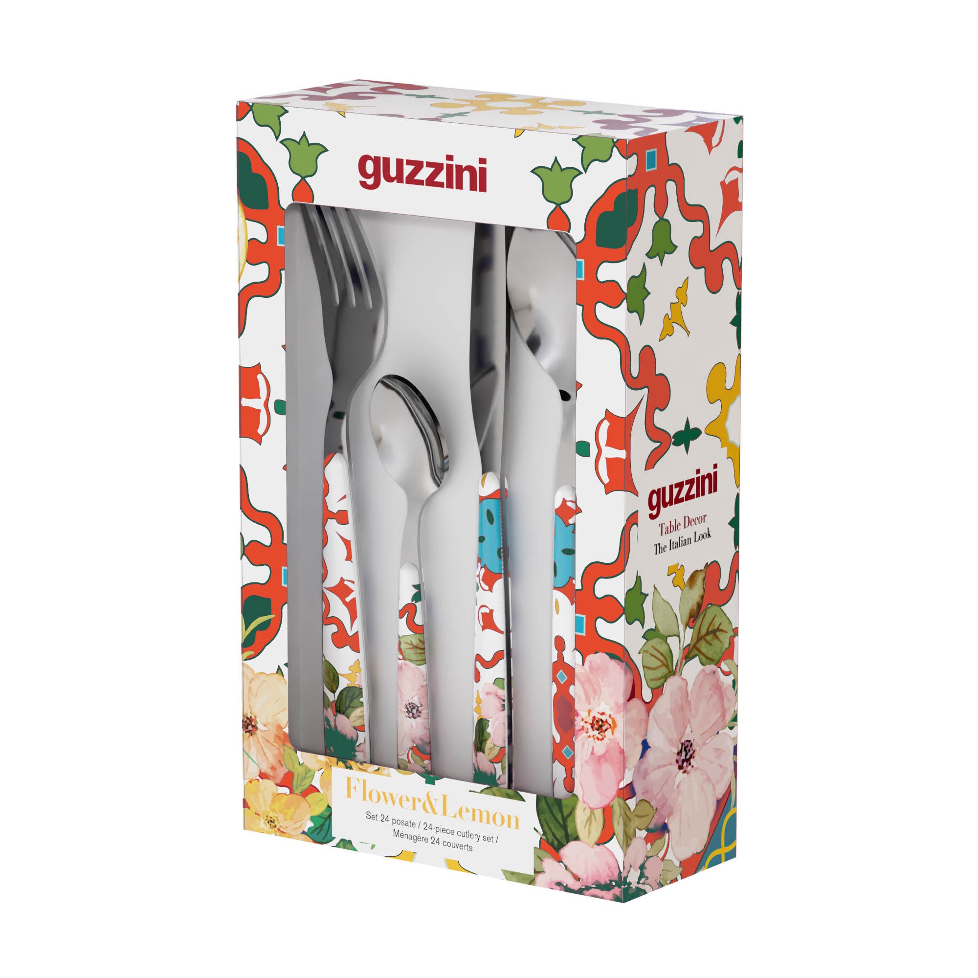 24-PIECE CUTLERY SET ''FLOWER&LEMON" - Image 5