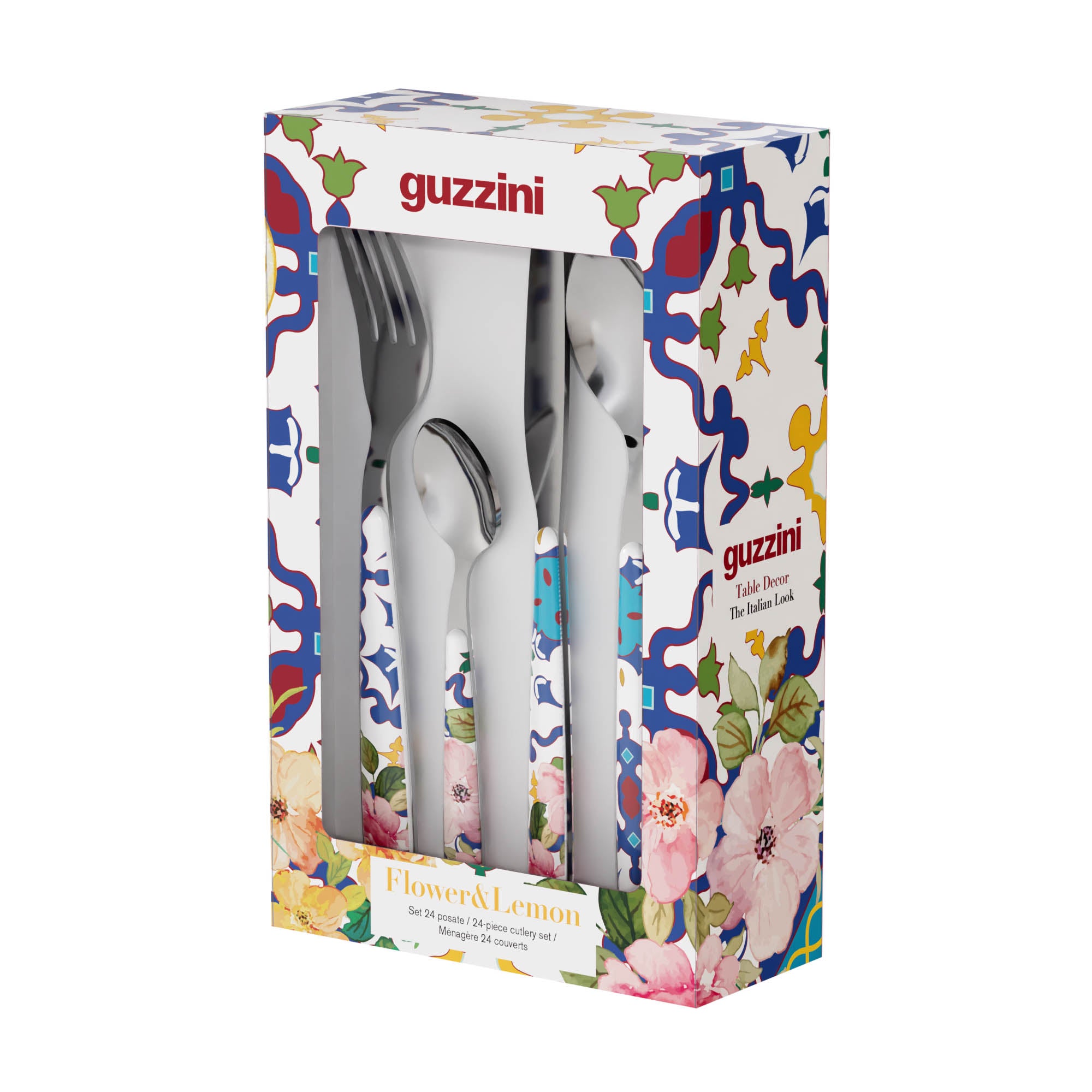 24-PIECE CUTLERY SET ''FLOWER&LEMON" - Image 3