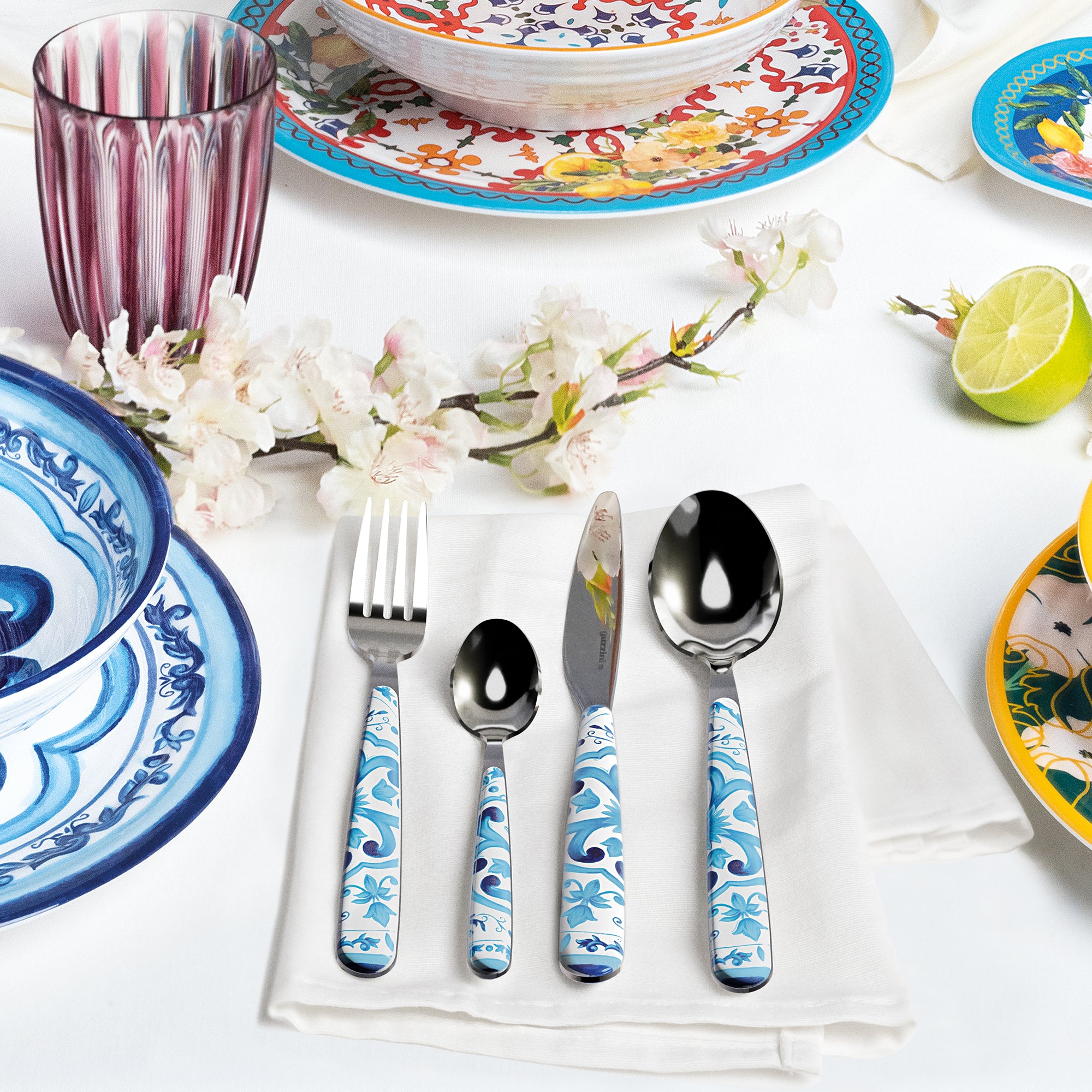24-PIECE CUTLERY SET "BLUES" - Image 2
