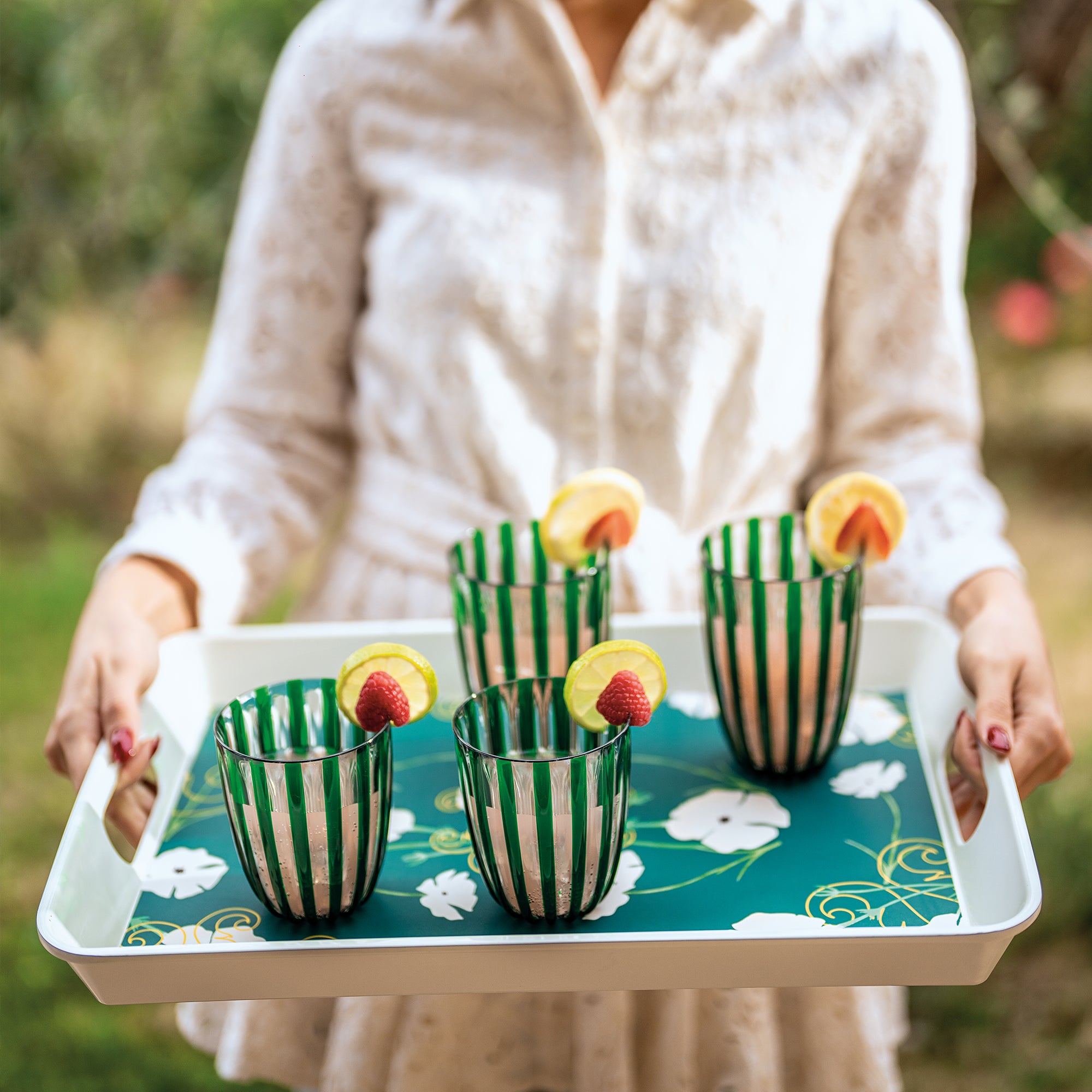 RECTANGULAR TRAY WITH HANDLES ''FUSION'' - Image 2