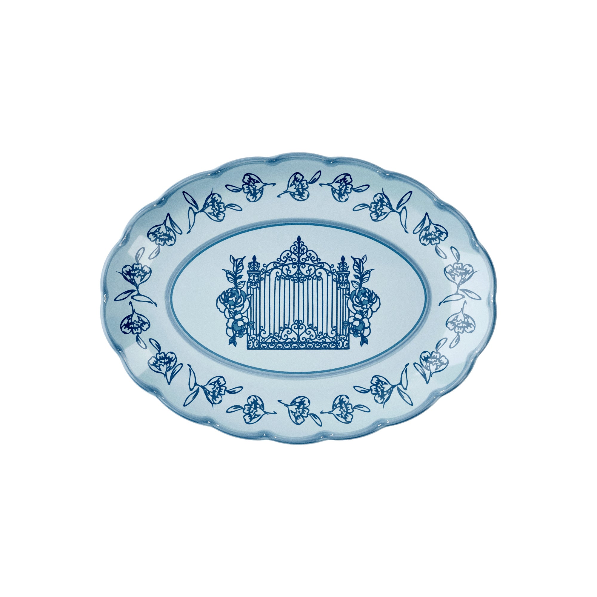SMALL OVAL SERVING DISH "JOSEPHINE" - Image 2