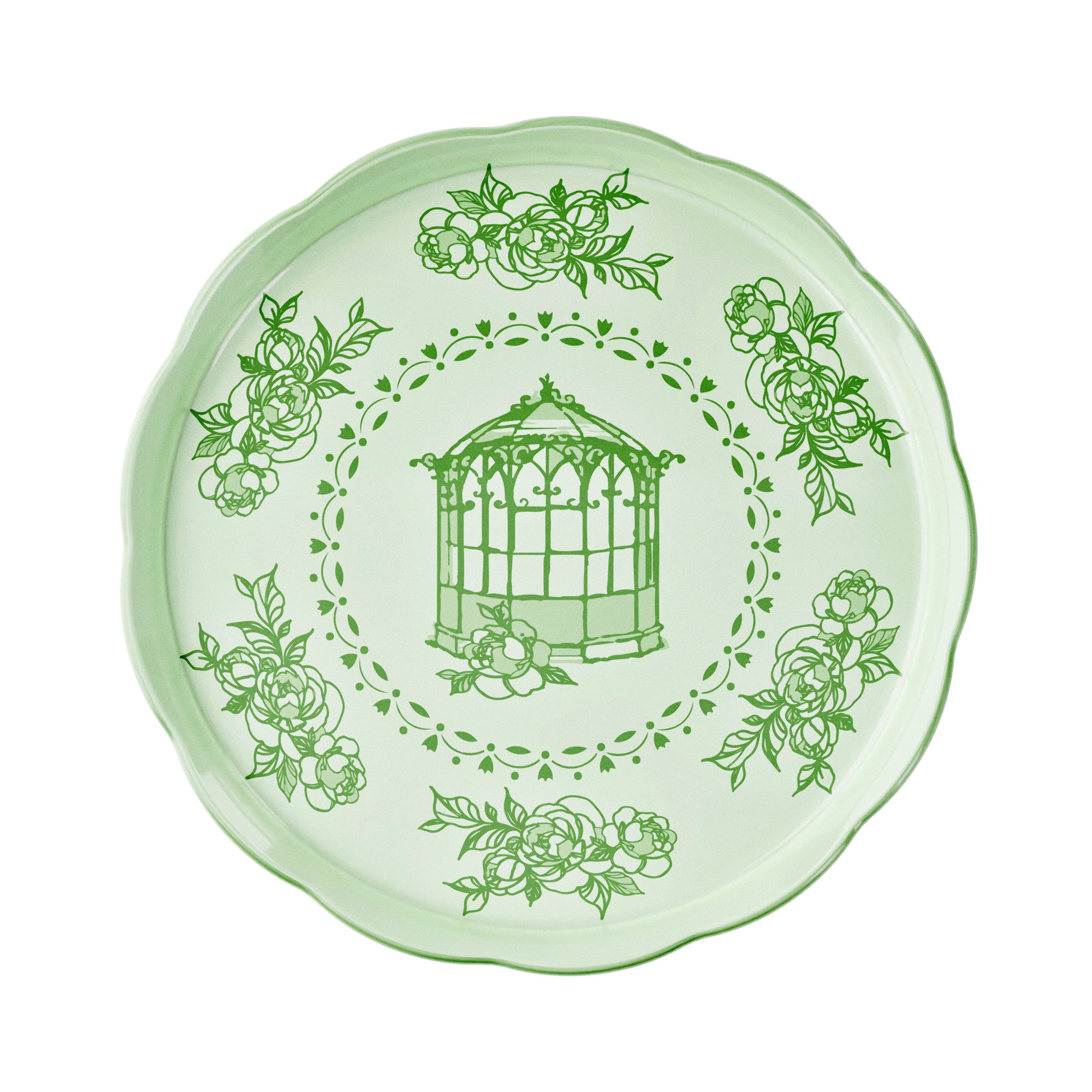 LARGE ROUND TRAY "JOSEPHINE" - Image 2