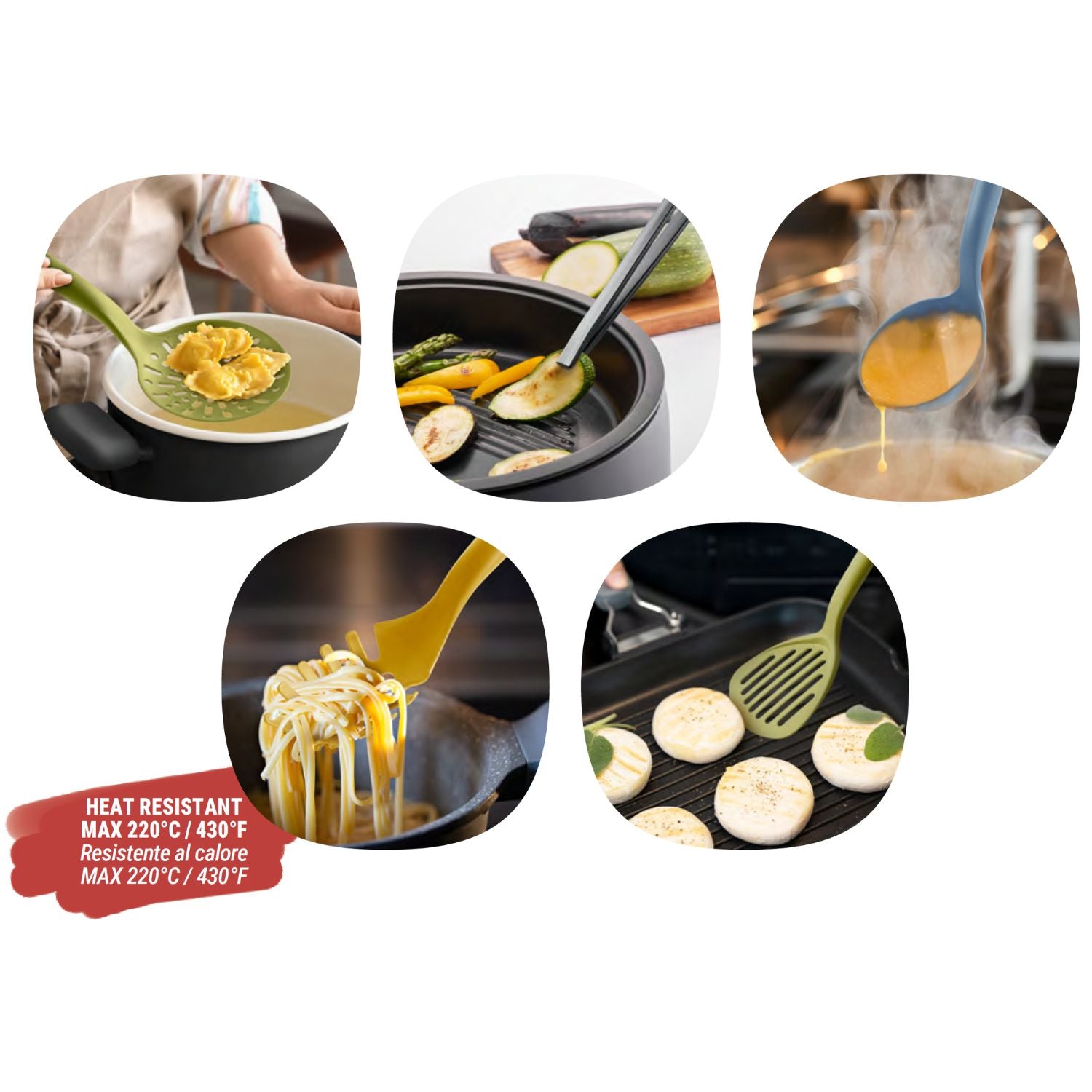 SET OF 5 LADLES 'CHEFLINE' - Image 2